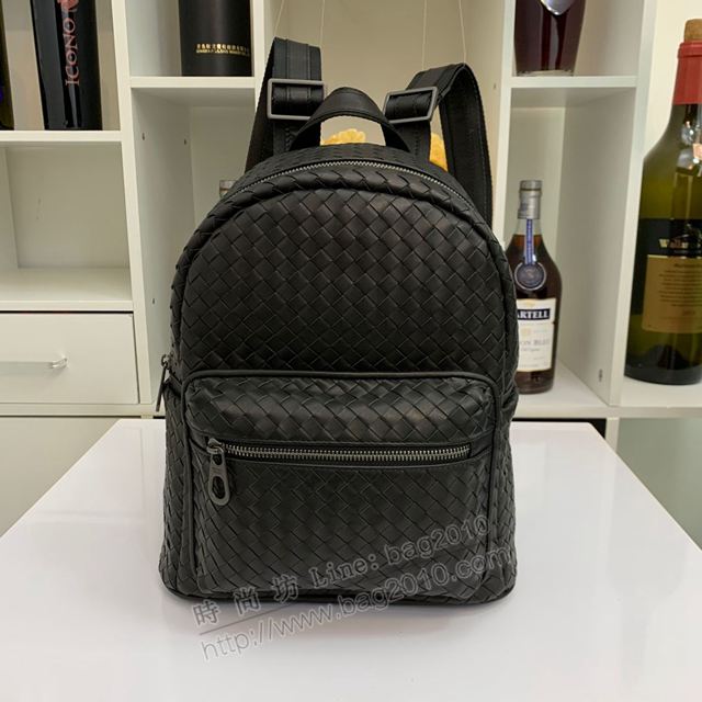 BV男包 3021 寶緹嘉進口原版打蠟小牛皮雙肩背包 BV男士雙肩包  nbq1036